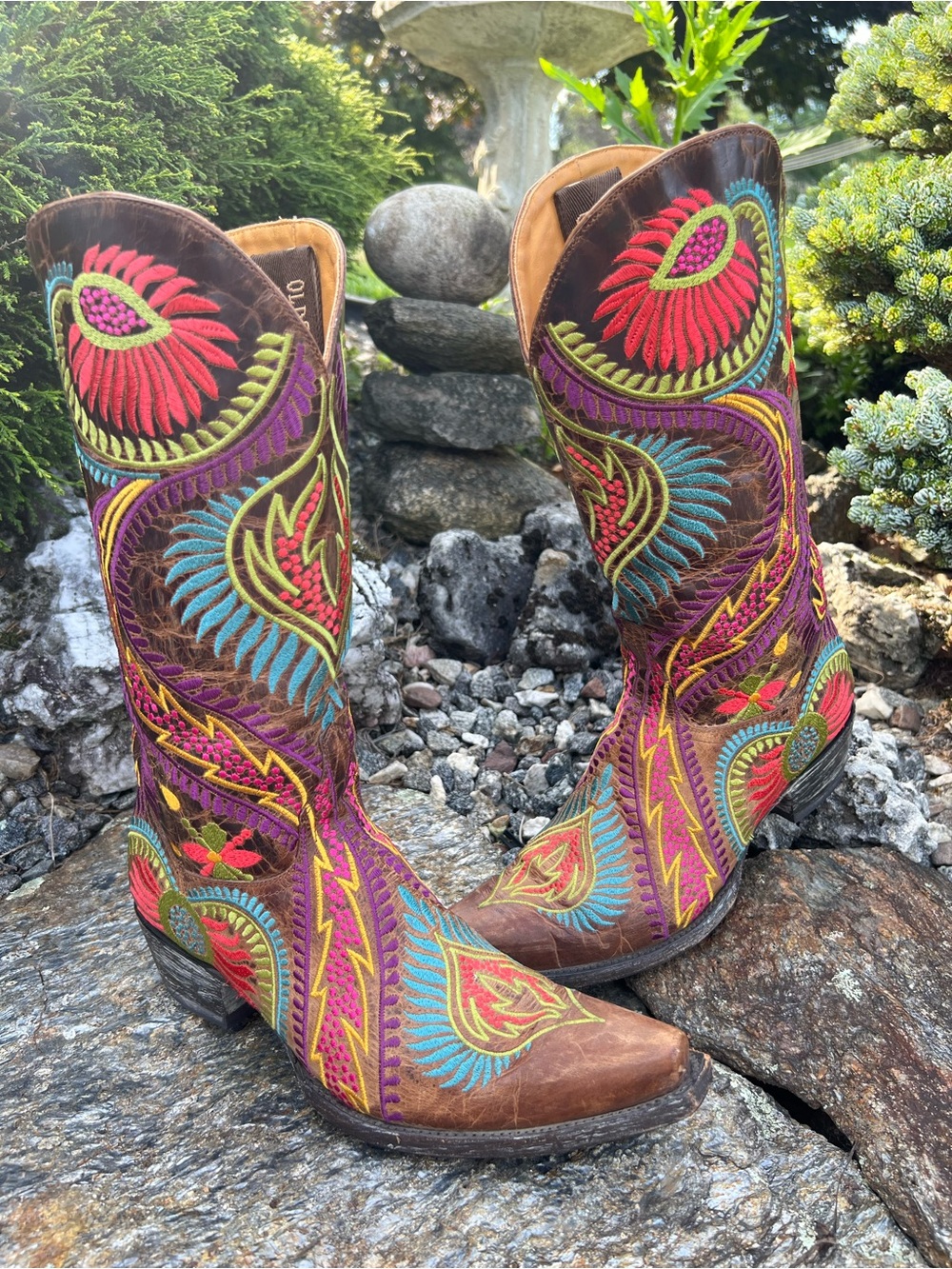 Price is firm- Old Gringo 9.5 B Embroidered Tiegan Western Cowboy Cowgirl Boots